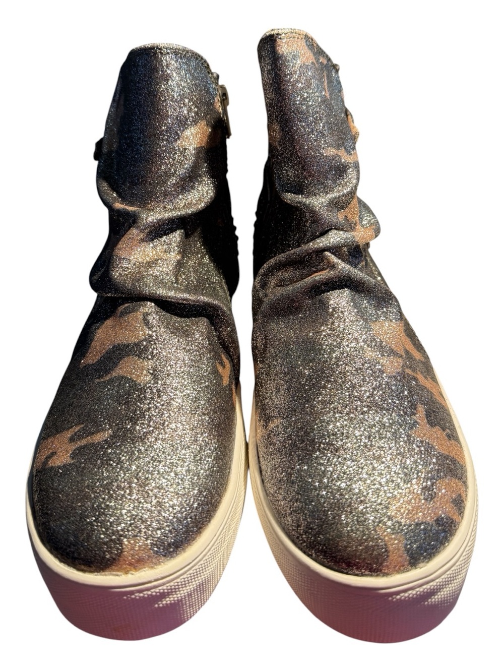 Not Rated Metallic Studded High Top Sneaker Boots Women’s Size 10 NWOB
